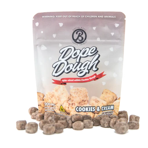 Cookies and Cream THC cookie dough