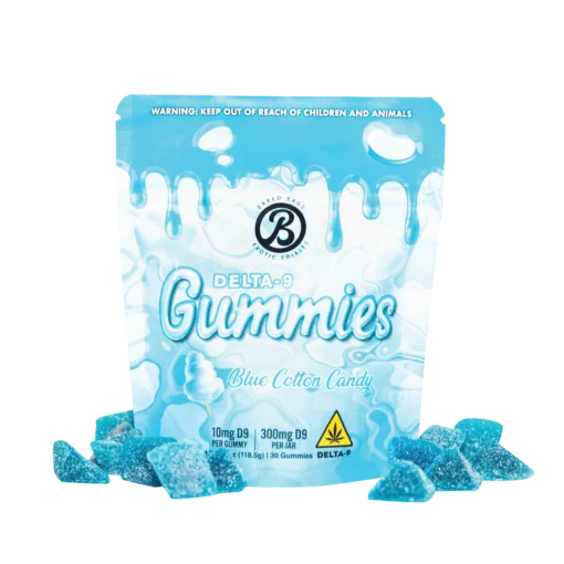 Blue Cotton Candy THC Gummies