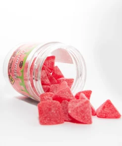 Strawberry Lime THC Gummies – 300mg Delta-9 (10mg per gummy) | Juicy & Tangy Hemp Edibles