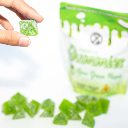 Sour Green Apple THC Gummies