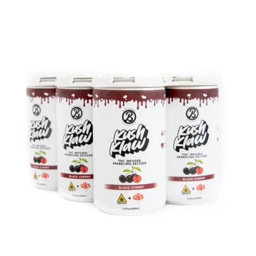 KUSH KLAW Black Cherry THC seltzer