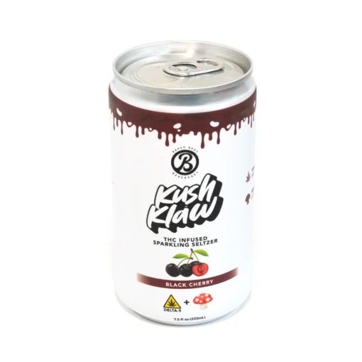 KUSH KLAW Black Cherry THC Mushroom Seltzer