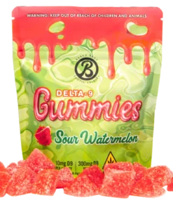 Sour Watermelon THC Gummies