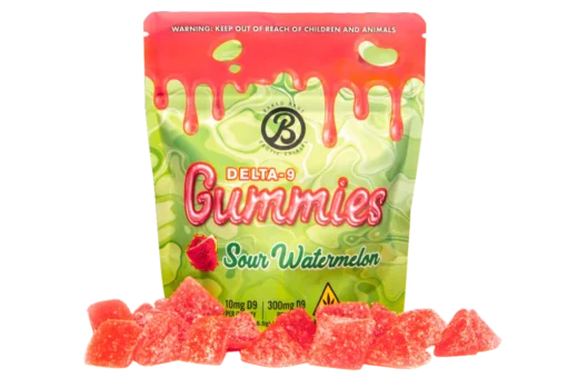 Sour Watermelon THC Gummies